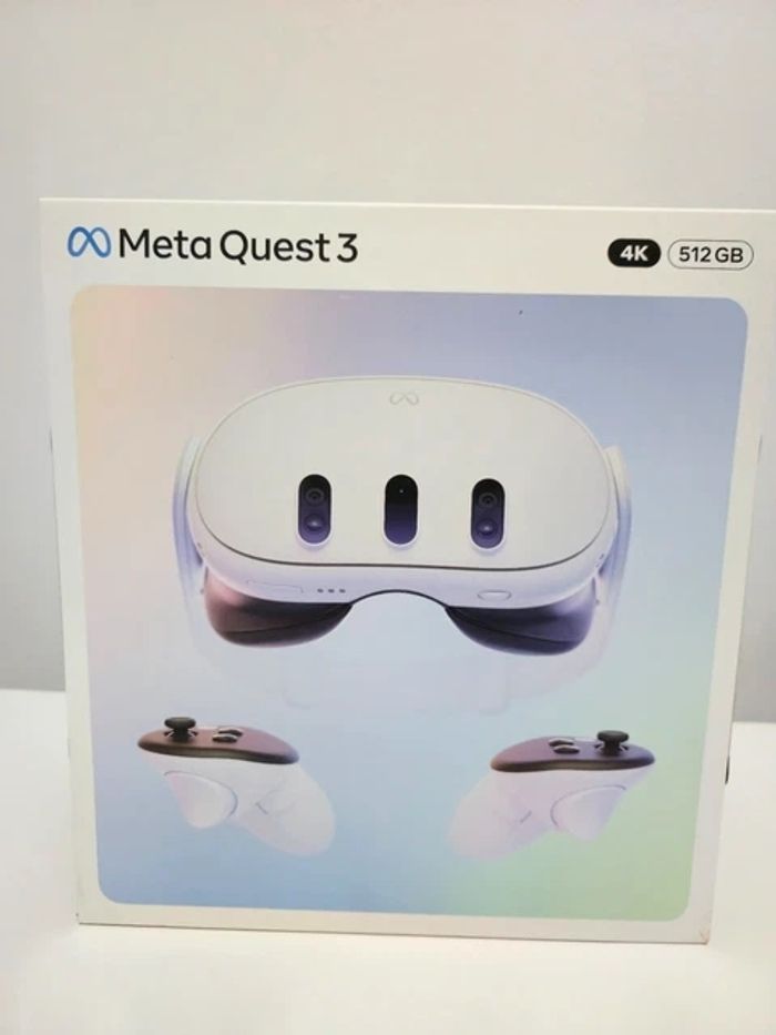 Casque VR Meta Quest 3 512 Go résolution 4K - Quête la plus puissante - NEUF - SCELLÉ - photo numéro 2