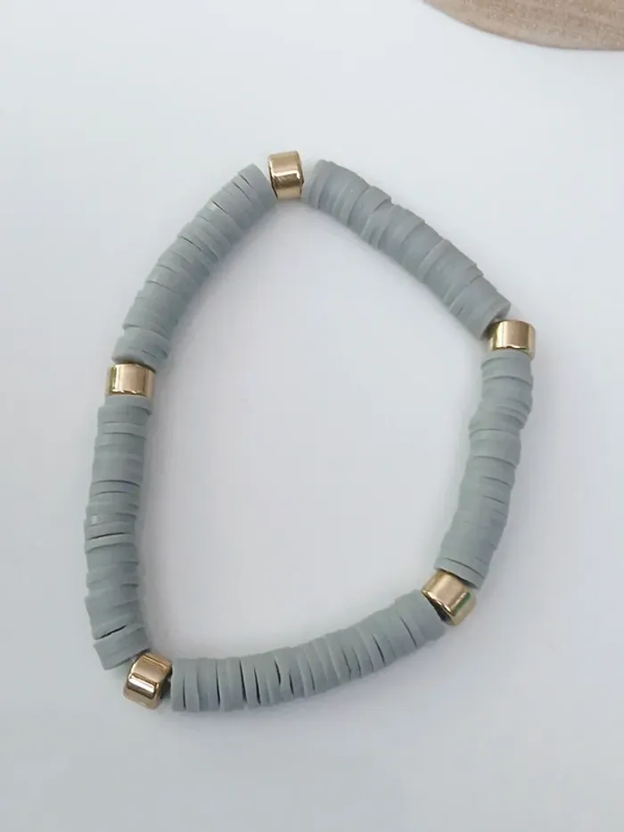 Bracelet perles Heishi – Tendance bohème été - photo numéro 2