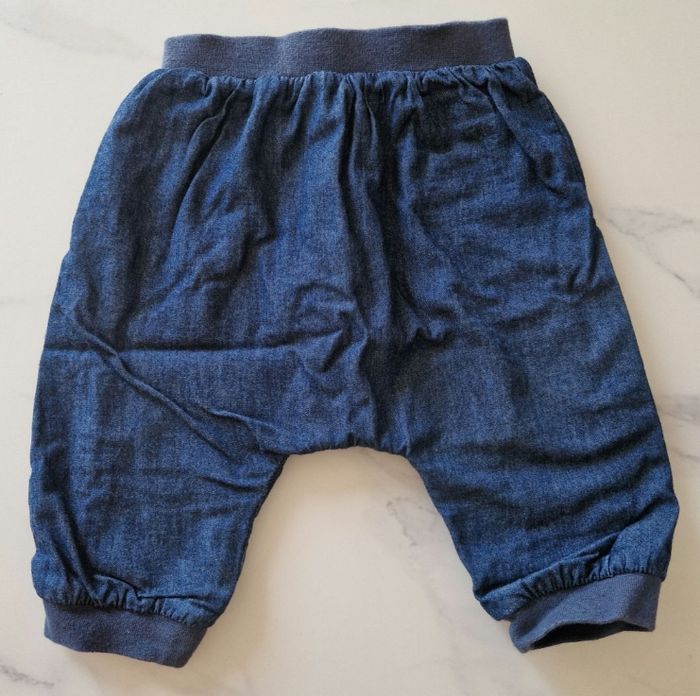 Pantalon bleu Bout'Chou 6 mois - photo numéro 3