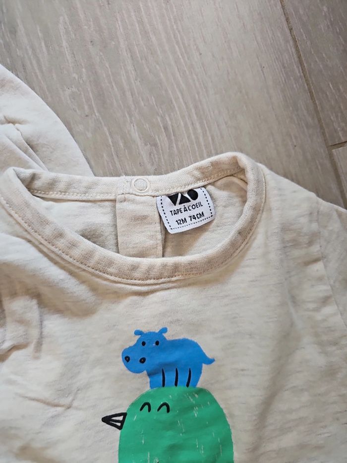Lot  de 9 t-shirt 12 mois - photo numéro 6