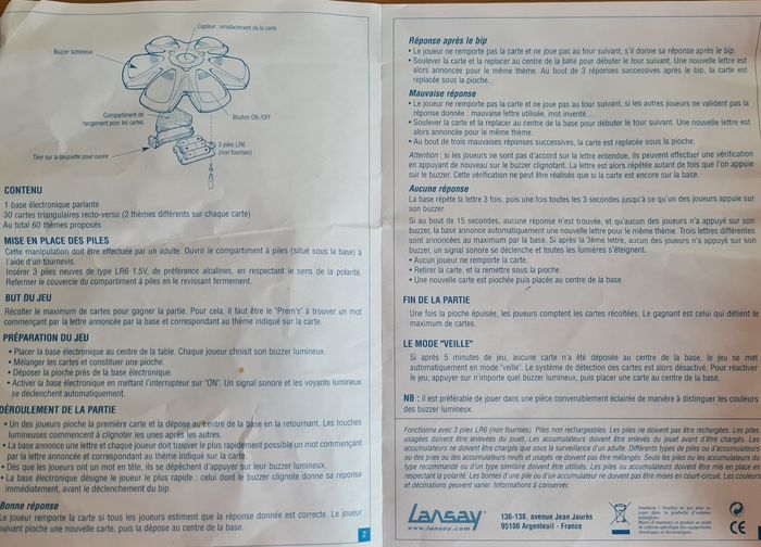 Jeu Prem's - Electronique et parlant - Lansay - photo numéro 5