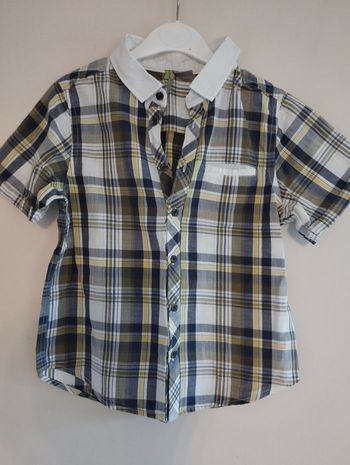 Chemise manches courtes garçon 8 ans orchestra