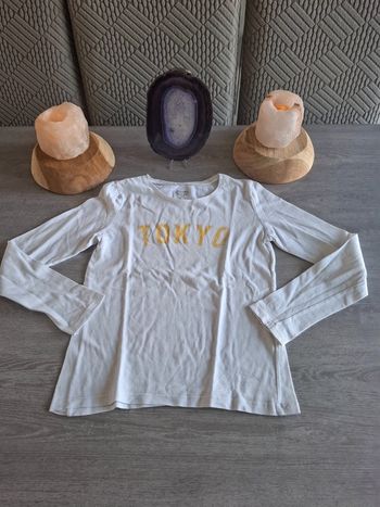 T-shirt blanc Tokyo kiabi 10 ans
