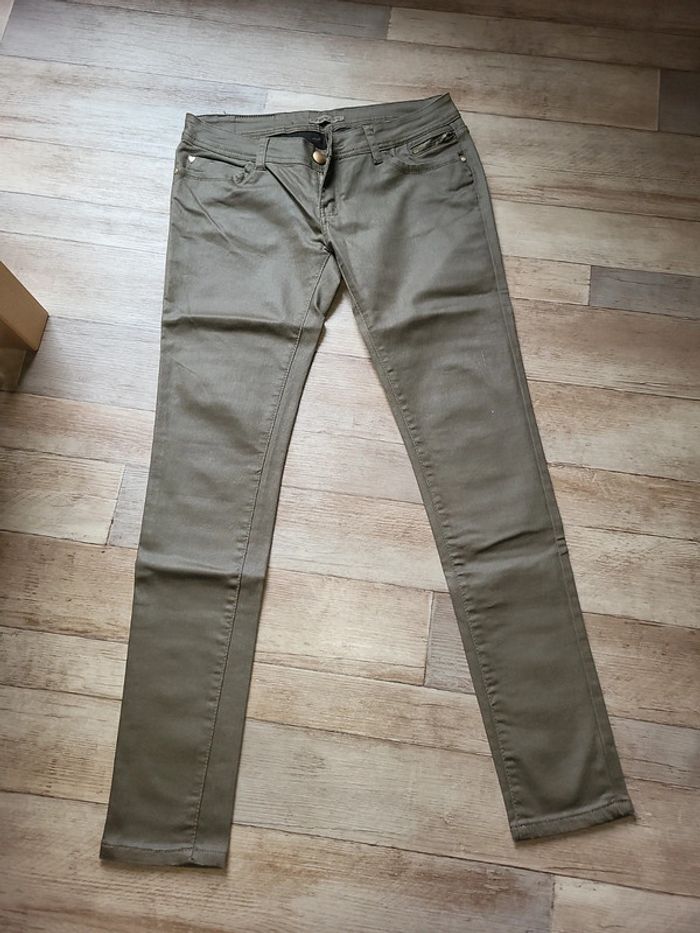 Jeans marron femme