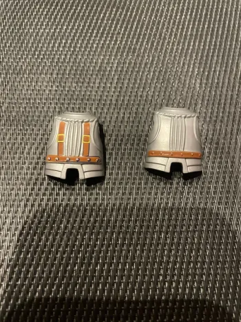 Playmobil lot 2 plastrons armures chevalier romains avec bretelles ou ceinture moyen âge château