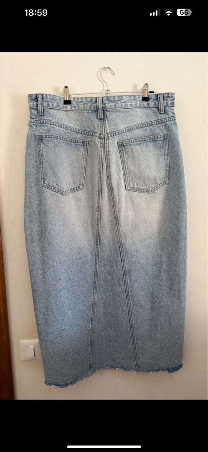 Jupe longue en jean Zara - photo numéro 2