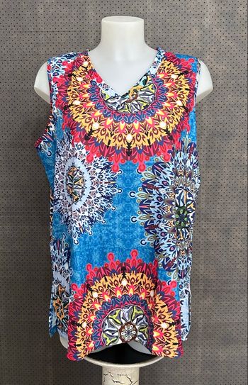 Débardeur multicolore taille xl 