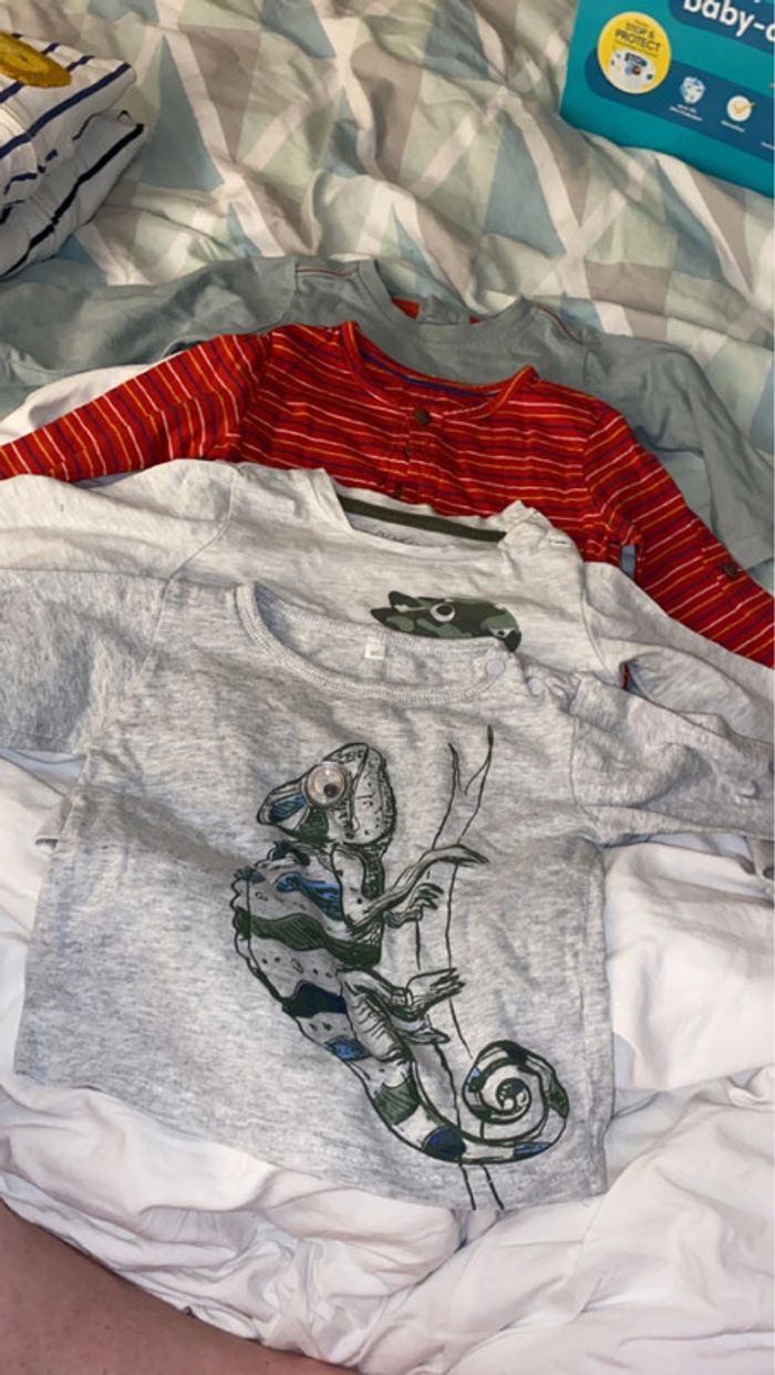 Lot t-shirt manche longue