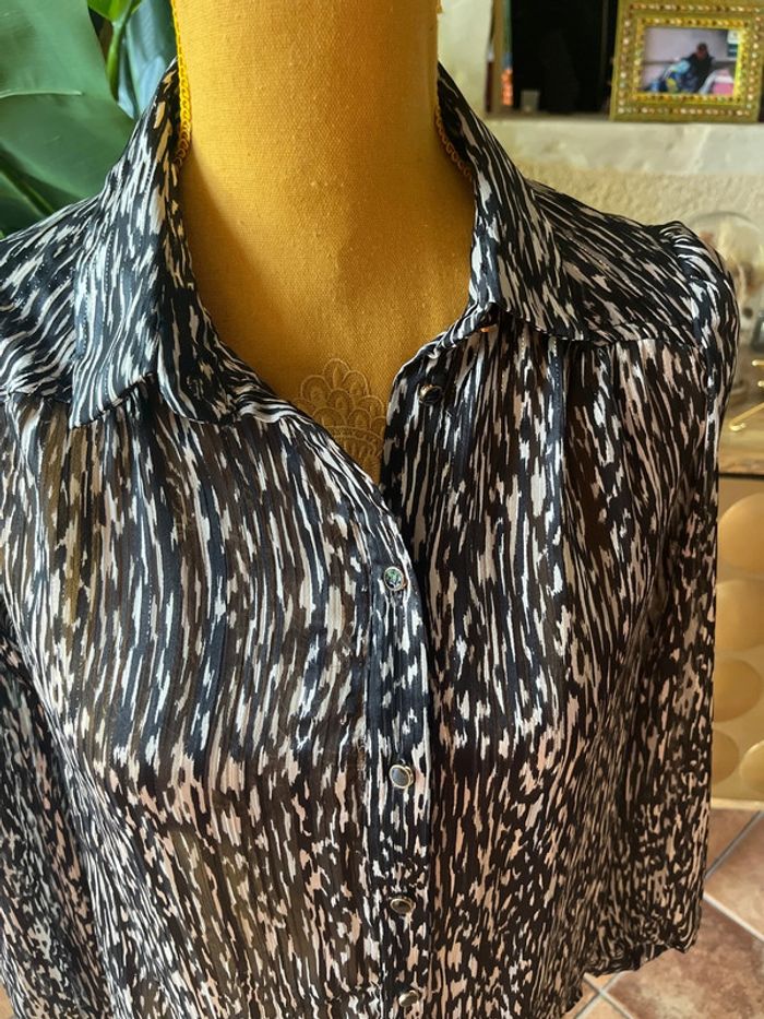 camiseta léopard print zara - photo numéro 3