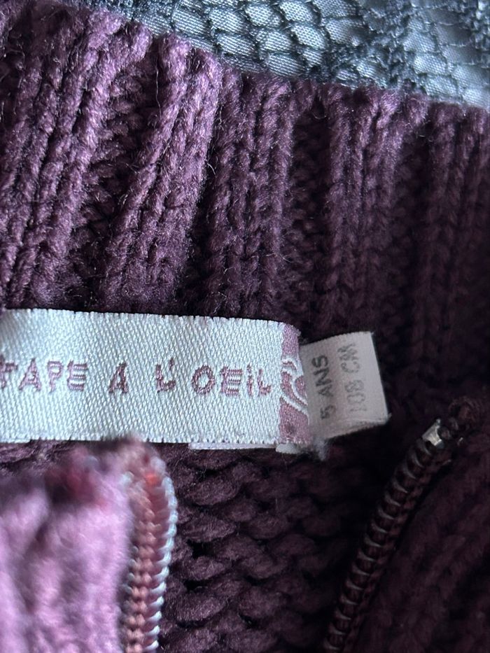 Gilet laine fille « Tape à l’œil » - photo numéro 2