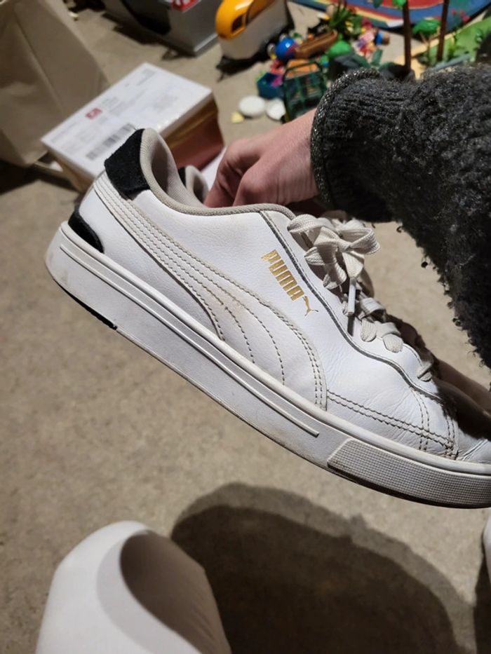 Baskets garçon puma blanches et noires p.40 - photo numéro 3