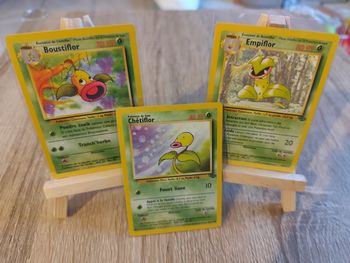 Cartes Pokémon anciennes Jungle Empiflor Boustiflor Chétiflor wizards vintage