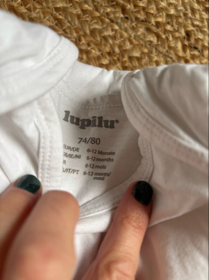 Lot de 11 bodys manches longues Primark  Lupilu la redoute 12 mois tbe - photo numéro 2