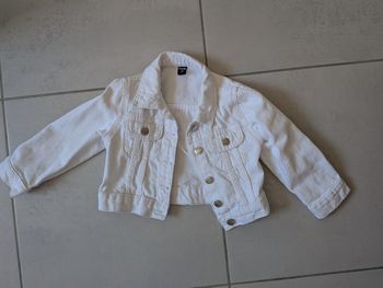 Veste jean blanche