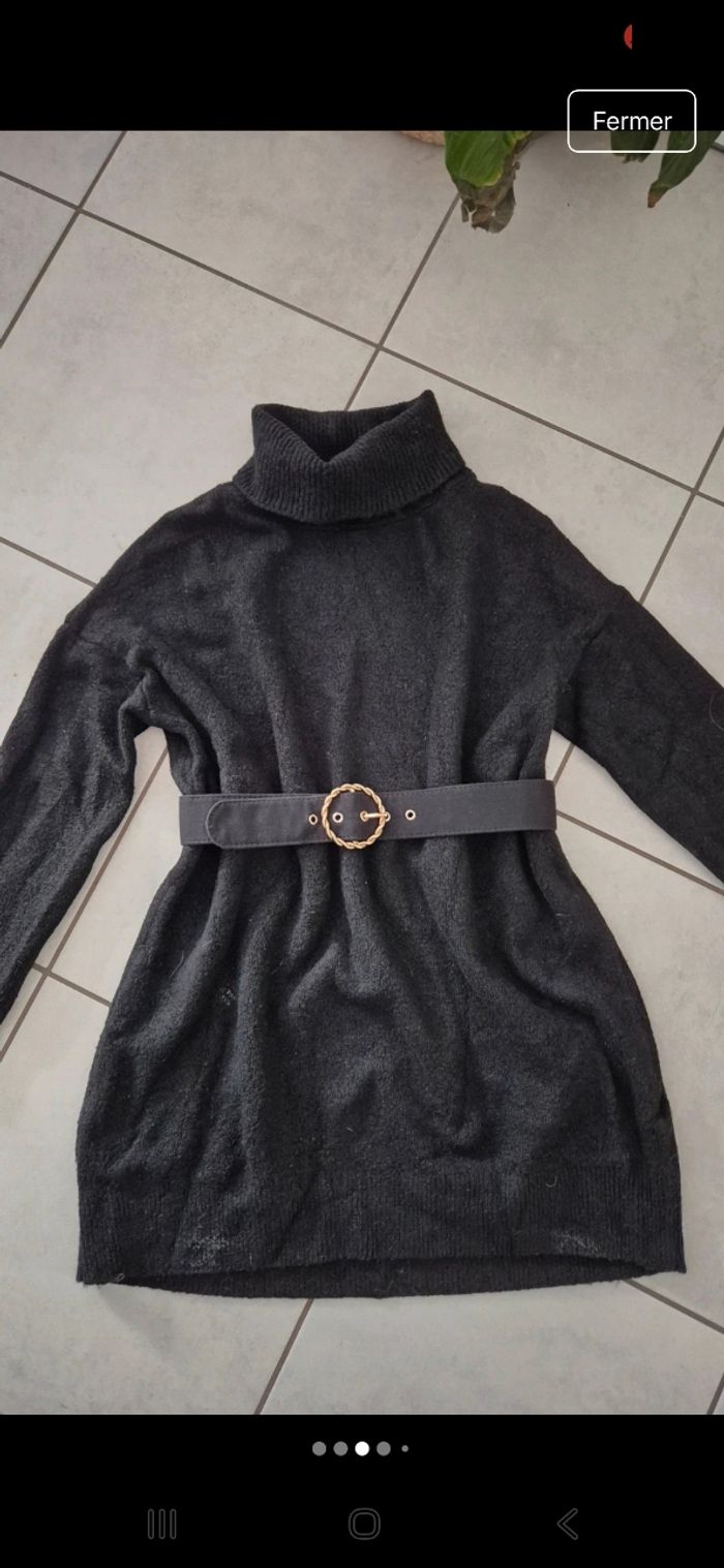 Robe pull noir - photo numéro 3