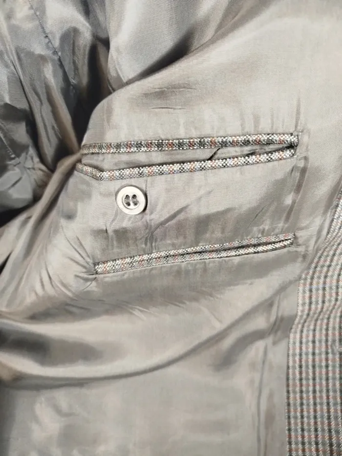 Veste costume - Blazer en Laine Homme Vintage Travelling x Ternyck Frères - Fabriqué en France - photo numéro 10
