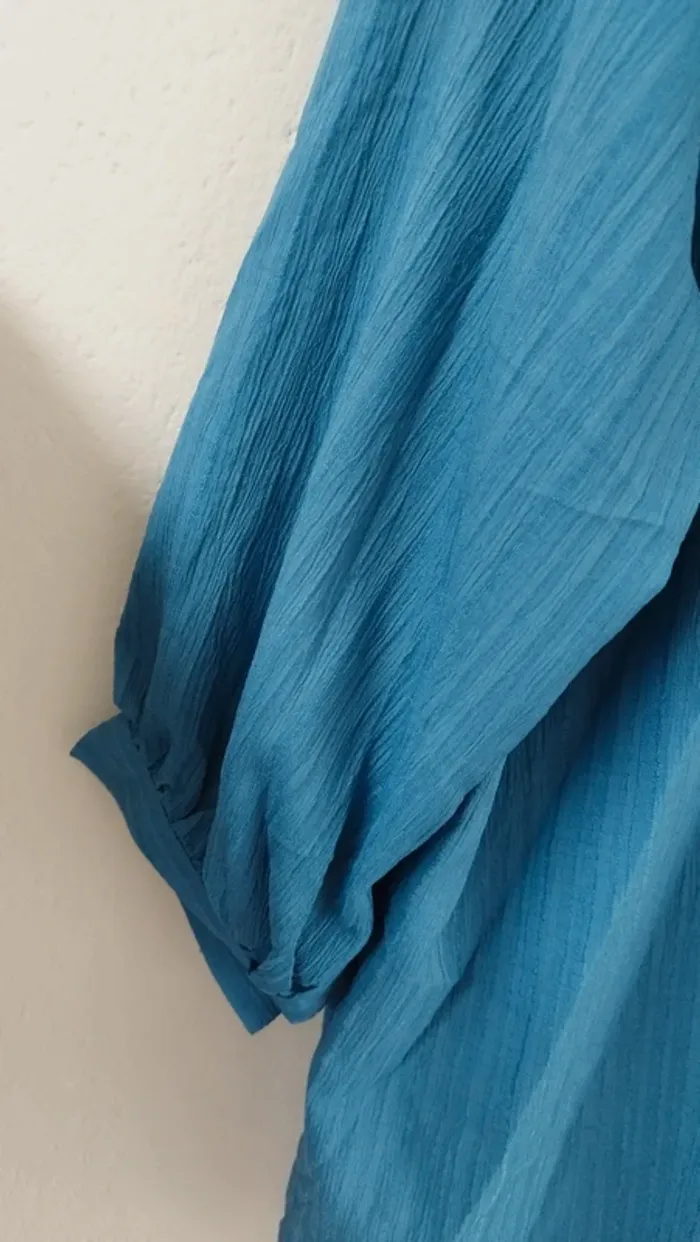 Chemisier bleu - Emery Rose - taille 54 - photo numéro 2