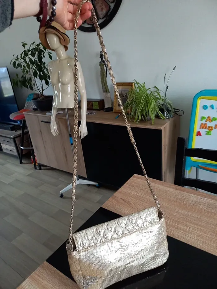 Sac à main doré - photo numéro 5
