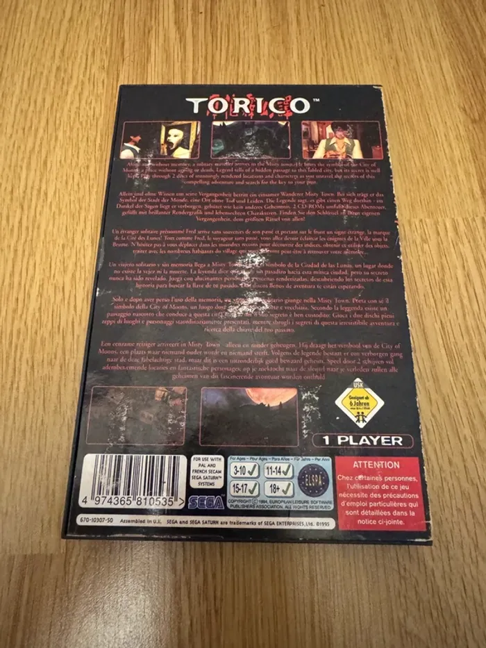 Torico - Sega Saturn - Bon État - photo numéro 2