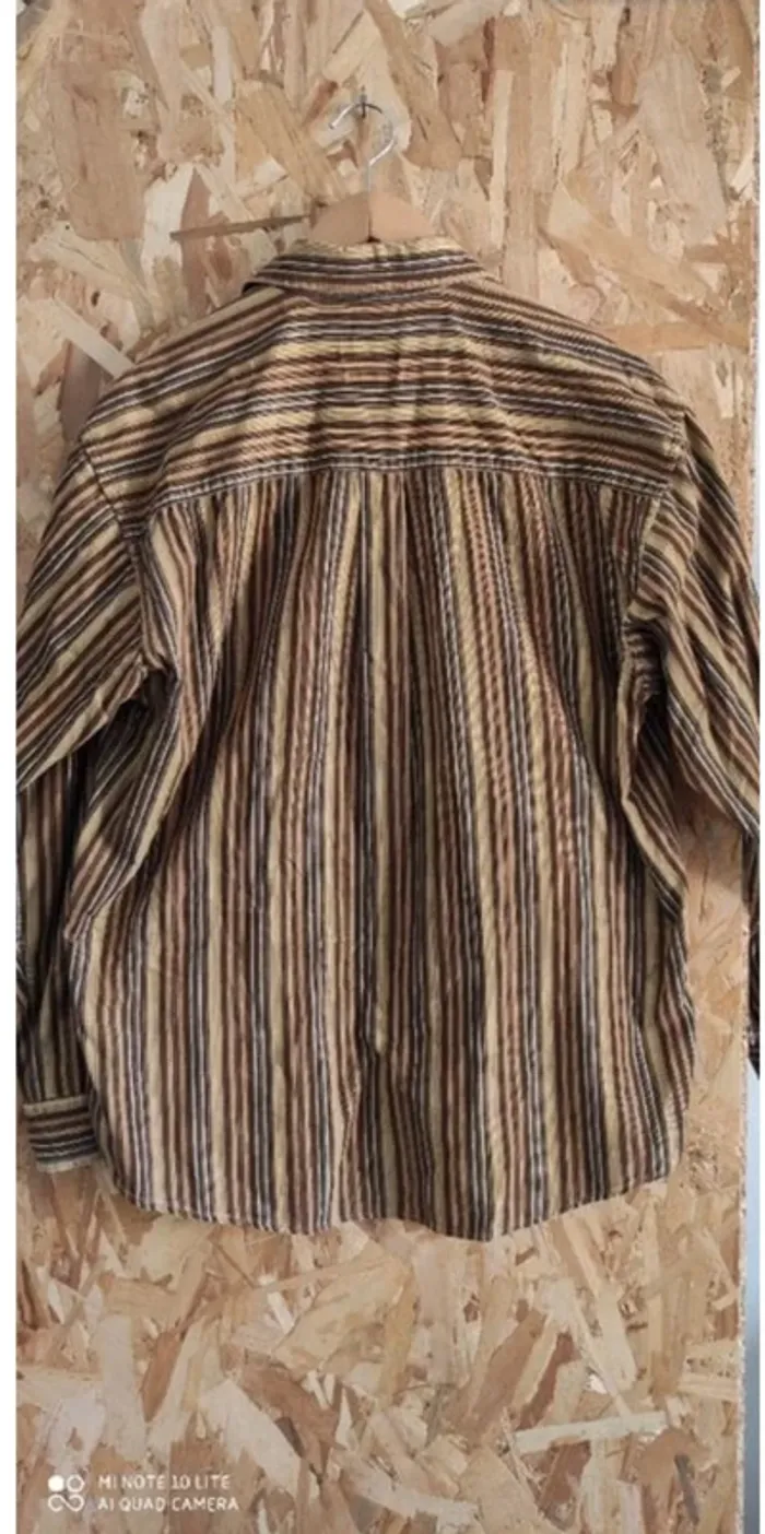 Chemise velours rayé. - photo numéro 3