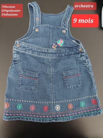 Robe en jean 9 mois