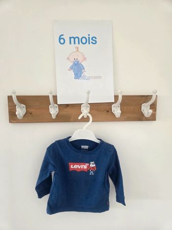 Tee-shirt manches longues levi's 6m