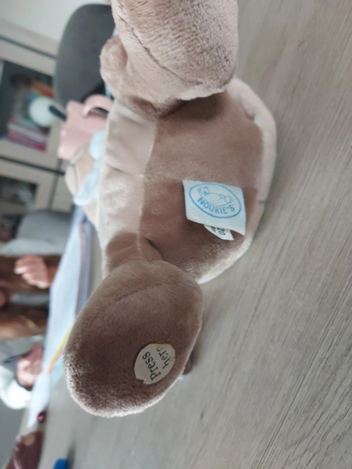 Doudou musical Ecureuil Castor Léon de Noukie s, - photo numéro 7