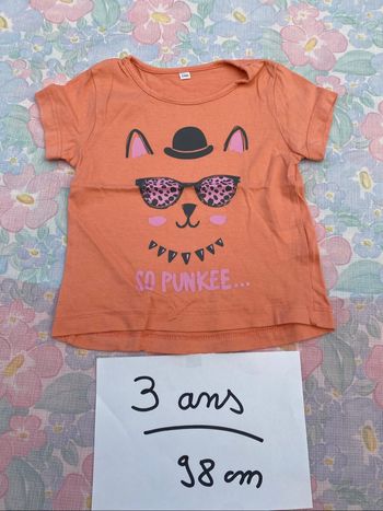 Teeshirt t -short 3 ans
