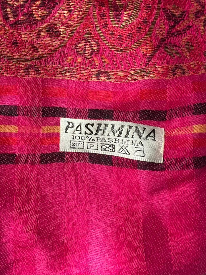 Lot de 2 écharpes châles pashmina - photo numéro 3