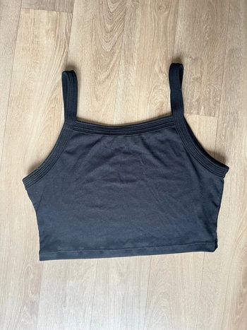 Crop top noir S
