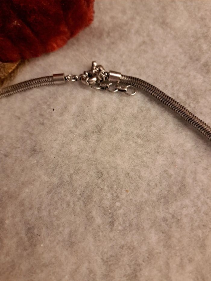 Collier chic strass corail beige et blanc - photo numéro 10