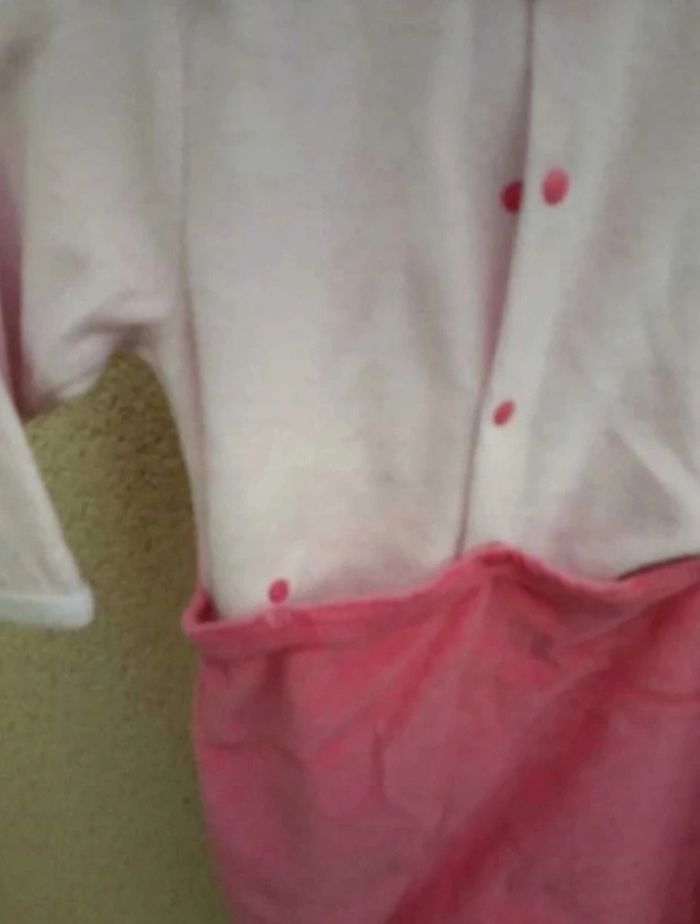 lot 3 pyjamas chauds bb filles 12 mois - photo numéro 3