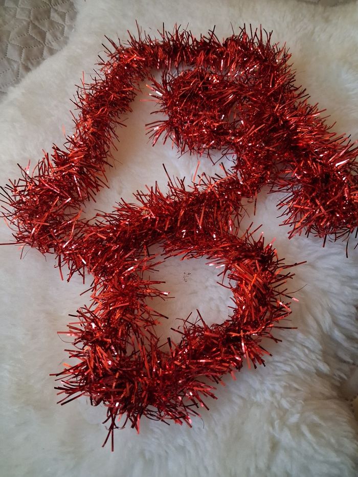 Lot de 2 guirlandes rouges pour sapin de Noël 🎄 - photo numéro 2