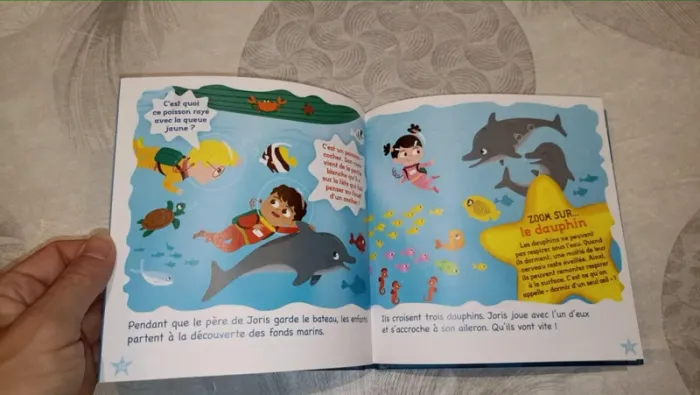 livre Le secret sous la mer Collection Les petits voyageurs à l'aventure - photo numéro 3