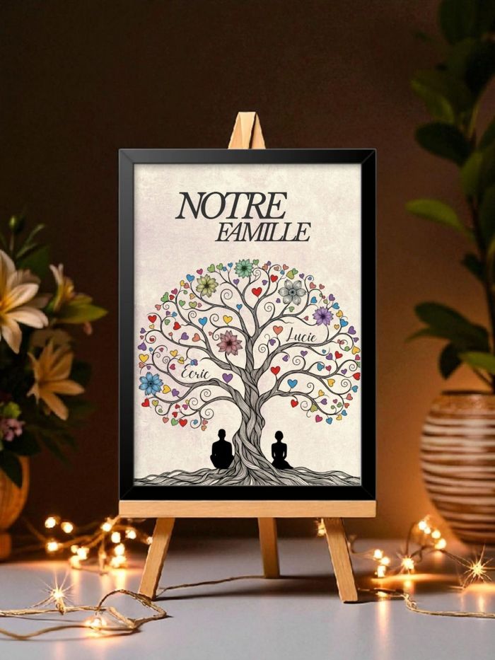 Affiche arbre de vie personnalisé - photo numéro 8