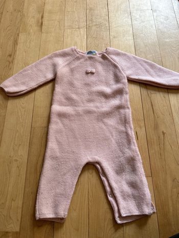 Combinaison sans pieds laine Mérinos Jacadi 6 mois