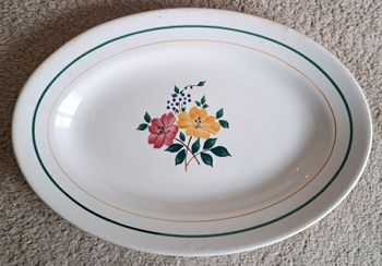 🍽 Plat Moulins des Loups St Amand France modèle Hélène W