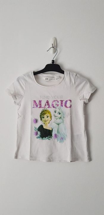 Tee shirt fille Reine des Neiges - T. 4 / 6 ans