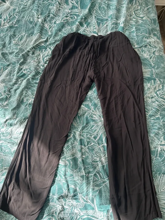 Pantalon en toile noir - photo numéro 3