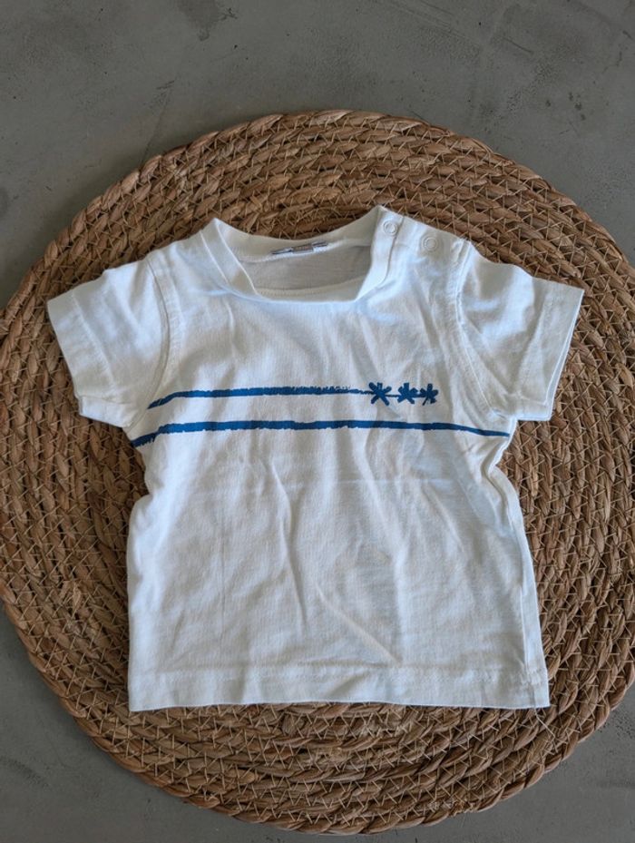 Tee-shirt manches courtes garçon 3 mois Grain de Blé