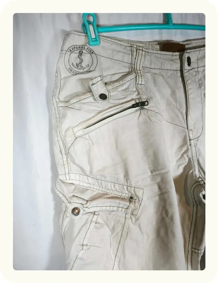 Bermuda cargo homme Kaporal Taille XL 42 - photo numéro 2