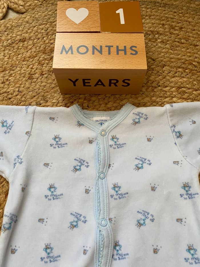 Pyjama Petit Bateau 1 mois - photo numéro 4