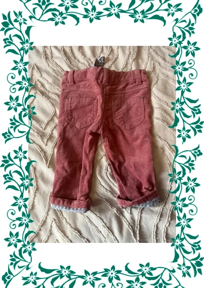 Pantalon velours  6 mois - photo numéro 2