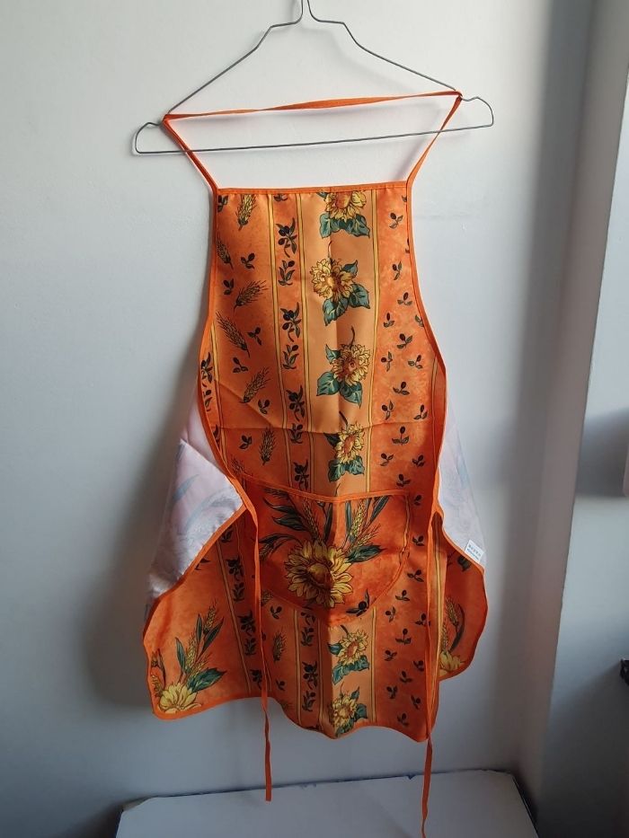 Tablier de cuisine motif fleur