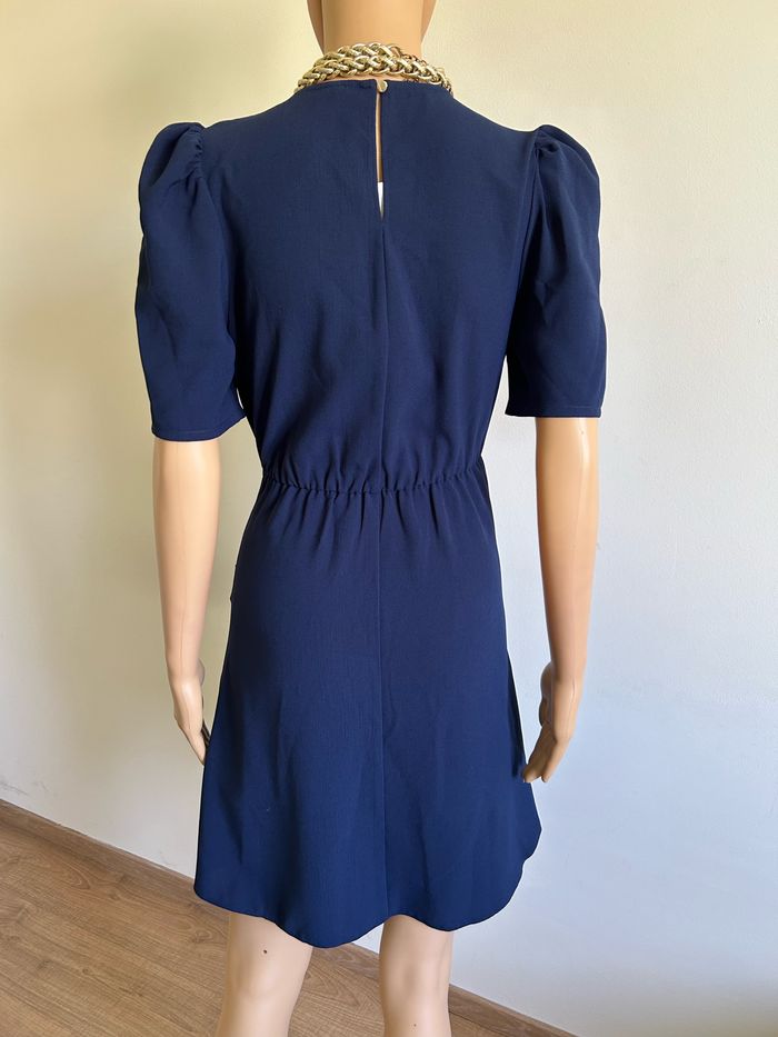 Robe bleue marine neuve à manches courtes Morgan taille 36 (valeur 65€) - photo numéro 6