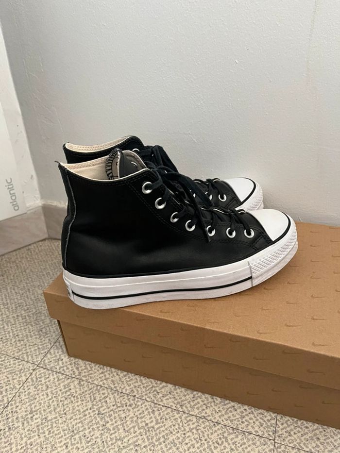 Converse En Cuir Pour Femme Taille (38) - photo numéro 2