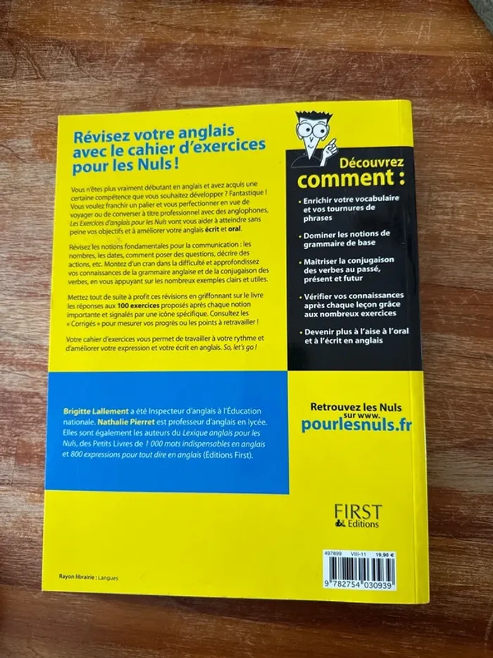 Livre exercice d’anglais pour les nuls - photo numéro 3