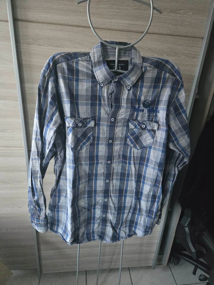 Chemise a carreaux mont blanc taille xxl - photo numéro 1