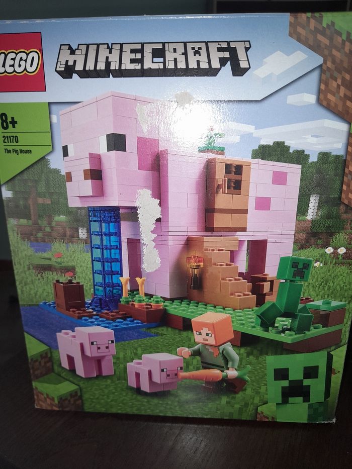 Lego minecraft maison cochon - photo numéro 7