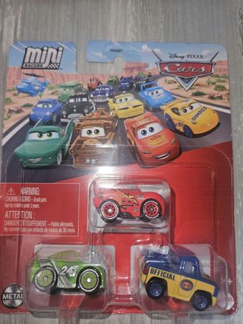 Blisters de 3mini racers voitures cars Mattel neuves 9e le blister